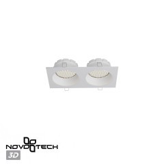 Светильник встраиваемый Novotech WIR IP20 2xGX53 макс 12Вт 220-240V Novotech GEMINI 371007
