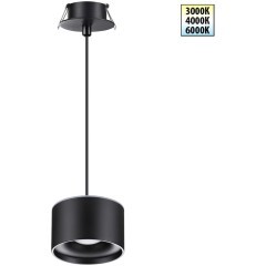 Подвесной светильник цилиндр Novotech 358965 Giro светодиодный LED 12W вниз + 3W вверхW