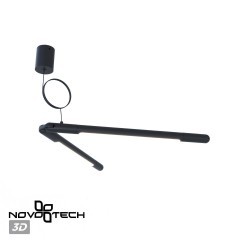 Накладная база с вводом питания и гибким L-соединителем и проводом 200см Novotech Glat 359387