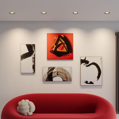 359843 Черный круглый светодиодный светильник с перекл. цв. температуры 10W 1100Лм 2700;3200;4000К 120° UGR16 CRI93 IP44 Novotech FLUO