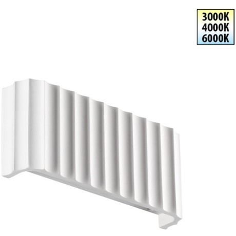 359401 OVER NT24 000 белый Светильник настенный с переключателем цв.температуры IP20 LED 8W 220V 3000/4000/6000K YESO