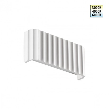 359401 OVER NT24 000 белый Светильник настенный с переключателем цв.температуры IP20 LED 8W 220V 3000/4000/6000K YESO