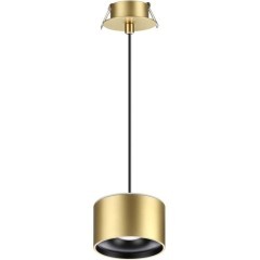 Подвесной светильник цилиндр Novotech 358966 Giro светодиодный LED 12W вниз + 3W вверхW