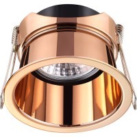 Встраиваемый светильник IP20 GU10 50W Novotech BUTT 370450 