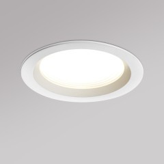 359846 Белый круглый светодиодный светильник с перекл. цв. температуры 25W 2500Лм 2700;3200;4000К 120° UGR16 CRI98 IP44 Novotech FLUO