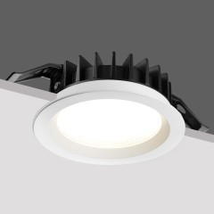 359846 Белый круглый светодиодный светильник с перекл. цв. температуры 25W 2500Лм 2700;3200;4000К 120° UGR16 CRI98 IP44 Novotech FLUO