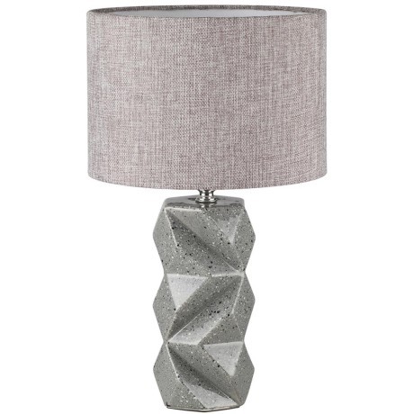 8136/1T MODERNI LN25 серый, керамика/текстиль Настольная лампа Е27 1*60W 220V BEINA