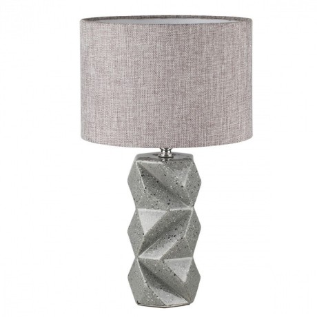 8136/1T MODERNI LN25 серый, керамика/текстиль Настольная лампа Е27 1*60W 220V BEINA