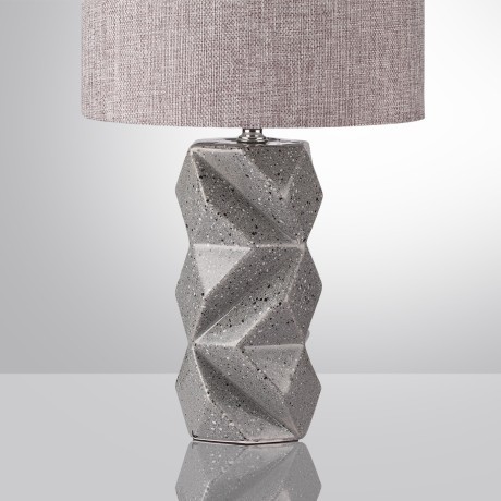 8136/1T MODERNI LN25 серый, керамика/текстиль Настольная лампа Е27 1*60W 220V BEINA