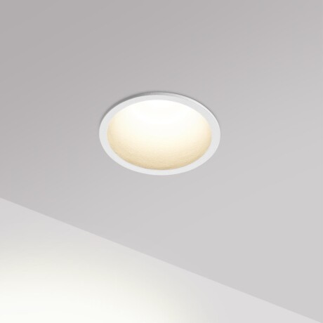 Novotech BRILLO 359861 Белый круглый встраиваемый светильник диаметром 63мм, с CCT переключателем цветовой температуры LED 7Вт 550Лм 40° CRI≥90 UGR≤16 3000-4000-6000К IP20 220V, коэффициент пульсации<1%