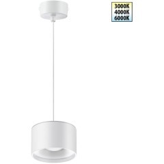 Подвесной светильник цилиндр Novotech 358967 Giro светодиодный LED 12W вниз + 3W вверхW
