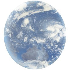 3085/ELN PALE SN 70 Светильник пластик/белый/синий LED 76Вт 3000/4000/6000K D480 IP43 CCT SPACE