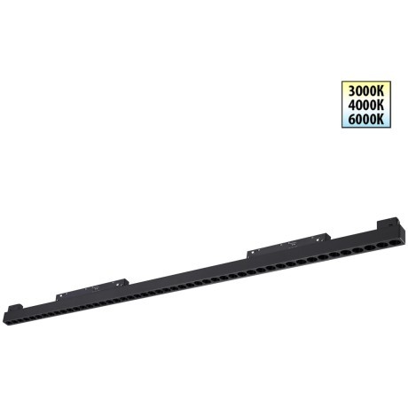 359627 Трековый светильник Novoteh SHINO с переключ. цв. темпер. IP20 LED Ra90 Lm3050 3000К\4000К\6000К 45W 48V FLUM