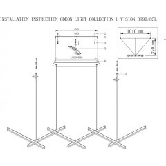 Подвесной светильник Rudy 3890/85L