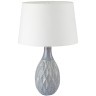 8138/1T MODERNI LN25 серый/белый, керамика/текстиль Настольная лампа Е27 1*60W 220V YARA