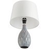 8138/1T MODERNI LN25 серый/белый, керамика/текстиль Настольная лампа Е27 1*60W 220V YARA