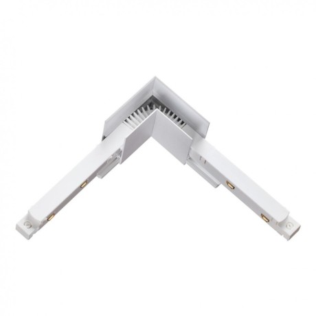 Соединитель питание+металл угловой для накладных для шин Novotech Flum 135121