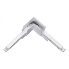 Соединитель питание+металл угловой для накладных для шин Novotech Flum 135121