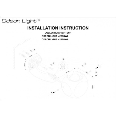 Архитектурная подсветка светодиодная HIGHTECH MIKO 4222/4WL IP54