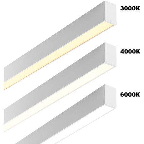 Светильник линейный Novotech светодиод. с переключ. цв. температуры IP20 LED 20W 220-240V 3000К\4000К\6000К FATTO 359602