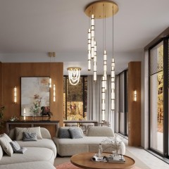 5455/18WL Настенный светильник (бра), металл латунь, премиум серия, 18Вт 1745Лм 4000K CRI80 ODEON LIGHT Exclusive COLLIER