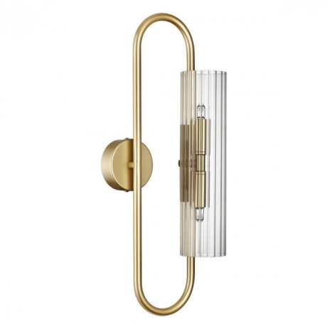 6560/2W SUSPENTIONI LN24 золотой/прозрачный/металл/стекло Бра G9 2*20W 220V TORONTO