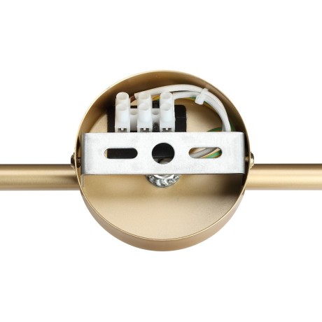 6560/2W SUSPENTIONI LN24 золотой/прозрачный/металл/стекло Бра G9 2*20W 220V TORONTO