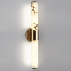 6672/12WL L-VISION ODL24 123 Настенный светильник латунь/металл/алебастр IP20 LED 12W 540Лм 3000K/4000K MARBELLA