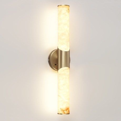 6672/12WL L-VISION ODL24 123 Настенный светильник латунь/металл/алебастр IP20 LED 12W 540Лм 3000K/4000K MARBELLA