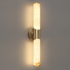 6672/12WL L-VISION ODL24 123 Настенный светильник латунь/металл/алебастр IP20 LED 12W 540Лм 3000K/4000K MARBELLA