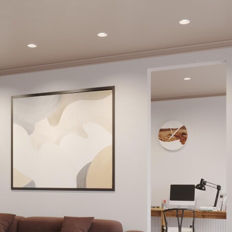 Novotech BRILLO 359869 Белый круглый встраиваемый светильник диаметром 90мм, с CCT переключателем цветовой температуры LED 18Вт 1300Лм 40° CRI≥90 UGR≤16 3000-4000-6000К IP20 220V, коэффициент пульсации<1%