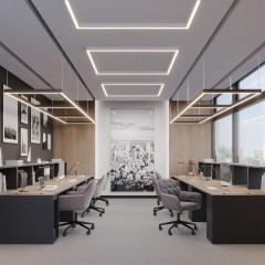 Светильник линейный Novotech светодиод. с переключ. цв. температуры IP20 LED 40W 220-240V 3000К\4000К\6000К FATTO 359605