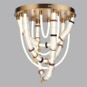 5455/80CL Люстра потолочная премиальный гибкий неон со стеклом Odeon Light LED 80W 4000K COLLIER