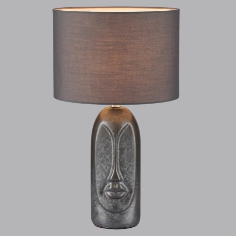 8146/1T MODERNI LN25 серый, керамика/текстиль Настольная лампа Е27 1*60W 220V AKIVI