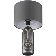 8146/1T MODERNI LN25 серый, керамика/текстиль Настольная лампа Е27 1*60W 220V AKIVI