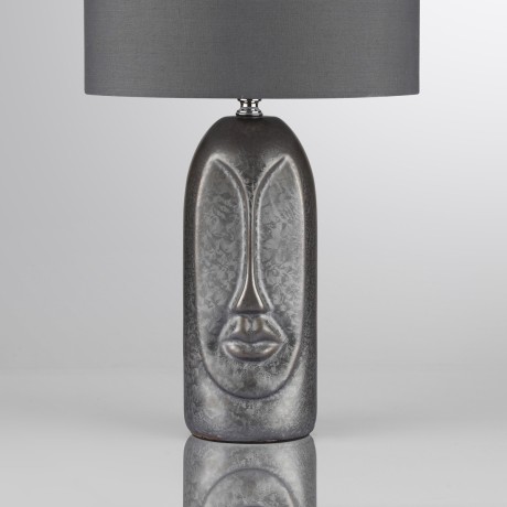 8146/1T MODERNI LN25 серый, керамика/текстиль Настольная лампа Е27 1*60W 220V AKIVI