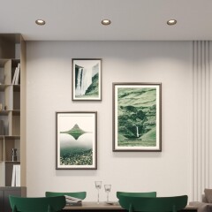 Novotech BRILLO 359870 Черный круглый встраиваемый светильник диаметром 90мм, с CCT переключателем цветовой температуры LED 18Вт 1300Лм 40° CRI≥90 UGR≤16 3000-4000-6000К IP20 220V, коэффициент пульсации<1%