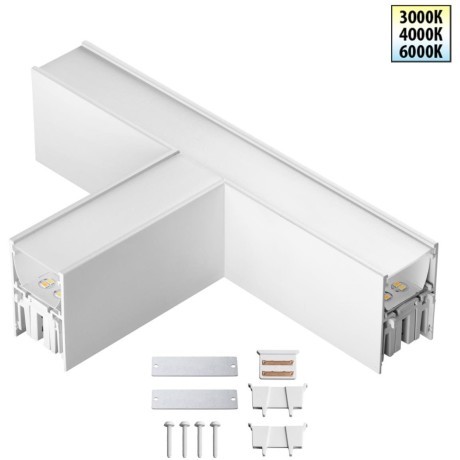 Светильник соединитель Novotech «Т» с переключ. цв. температуры IP20 LED 12W 220-240V 3000К\4000К\6000К FATTO 359610