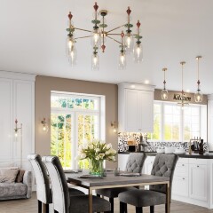 Люстра потолочная Odeon Light 4855/7C BIZET под лампы 7xE14 7*40W