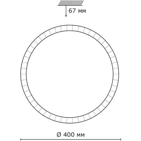 Светильник LED 48Вт 3000/4000/6000K IP43 CCT BRISA 2036/DLN