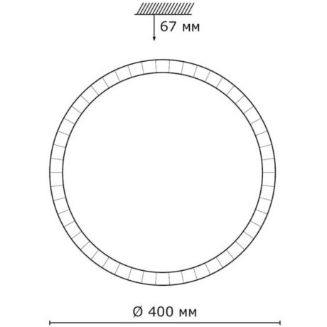 Светильник LED 48Вт 3000/4000/6000K IP43 CCT BRISA 2036/DLN