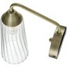 6584/1W MODERNI LN24 бронза/прозрачный, металл/стекло Бра E14 1*40W 220V DOLIANA