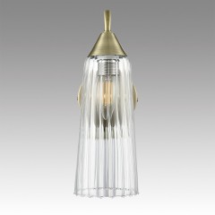 6584/1W MODERNI LN24 бронза/прозрачный, металл/стекло Бра E14 1*40W 220V DOLIANA