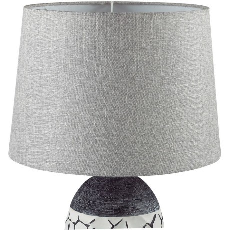 8118/1T COMFI LN25 серый, керамика/текстиль Настольная лампа E27 1*60W 220V AVALONA