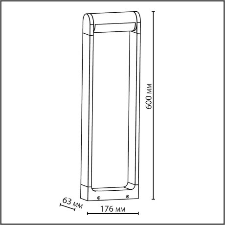 Ландшафтный светильник IP65 LED 12W 909Лм 3000K 120° 220-240V TWINSET 7117/12GL
