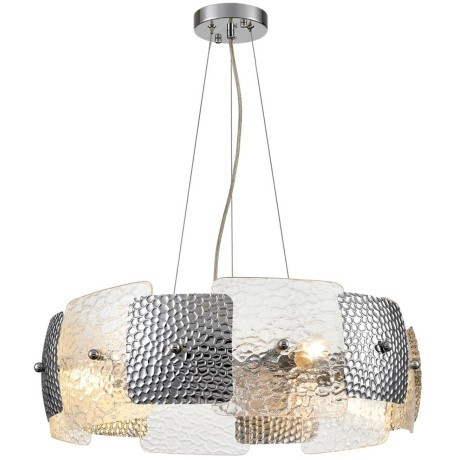 6588/6 MODERNI LN24 хром/тонированное стекло, металл/стекло Люстра подвесная E14 6*40W 220V LIBERTI