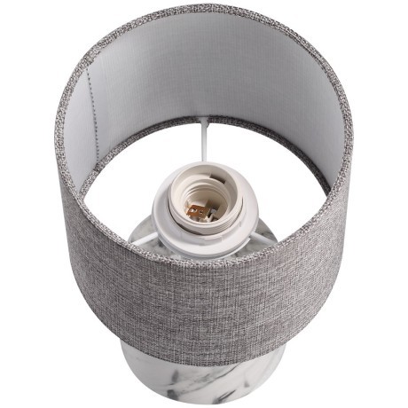 8148/1T MODERNI LN25 серый, керамика/текстиль Настольная лампа Е27 1*60W 220V MRAMAO