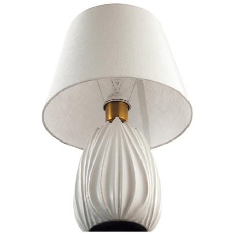 8121/1T COMFI LN25 белый, керамика/текстиль Настольная лампа E27 1*60W 220V SONA