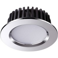 Встраиваемый светильник Novotech 357601 DRUM IP44 светодиодный LED 10W