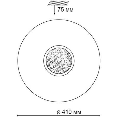 Настенно-потолочный светильник Sonex 2074/DL LAZANA IP43 светодиодный LED 48W